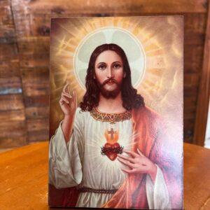 Quadro Sagrado Coração de Jesus - 14x20 cm
